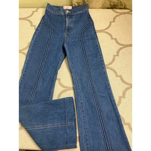 Revice Rollergirl Flares / Blue Clue Wash, size 25, MSRP $120 - Picture 16 of 16